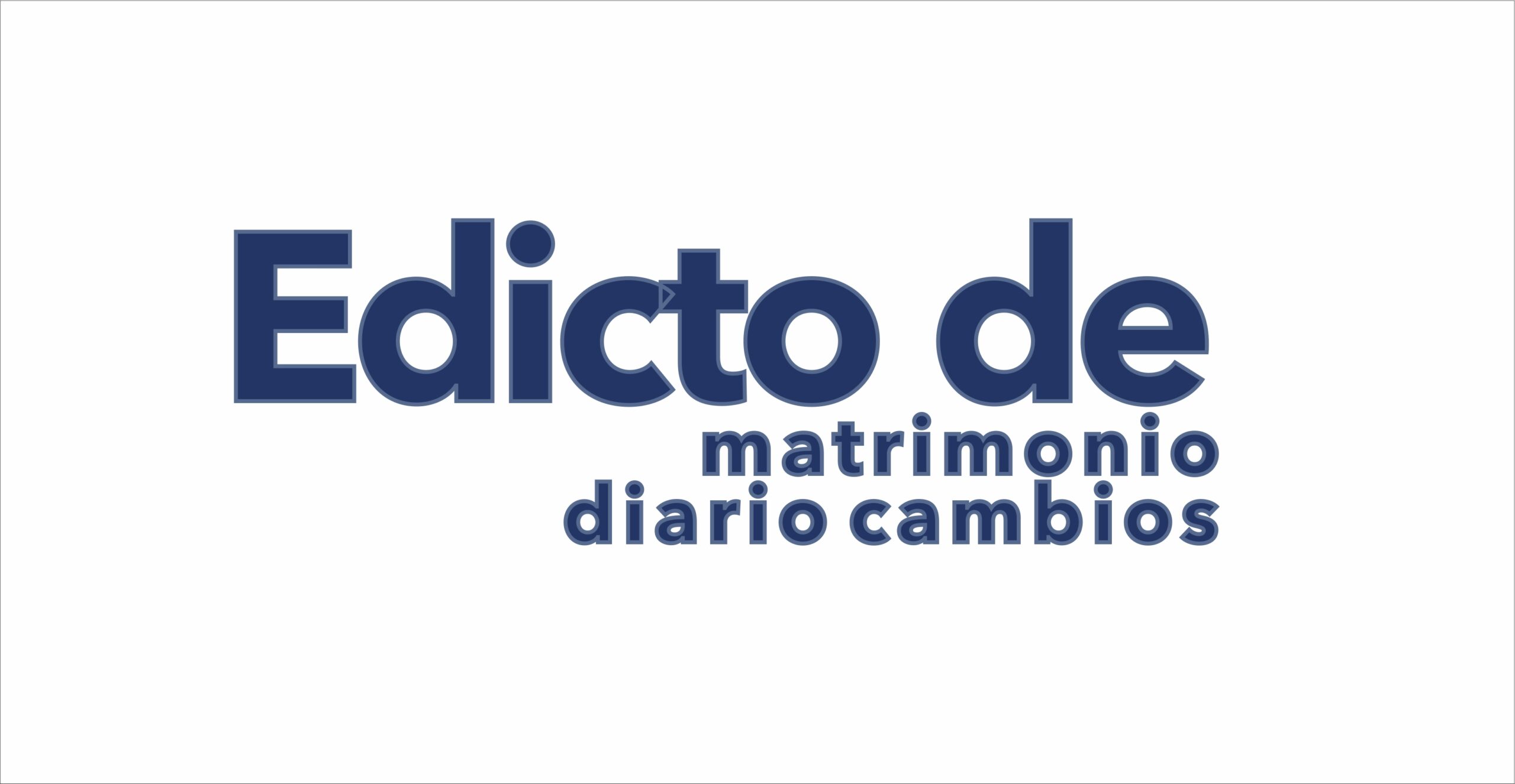 Edicto de Matrimonio ALEXIS del CASTILLO & CLAUDIA FERREYRA
