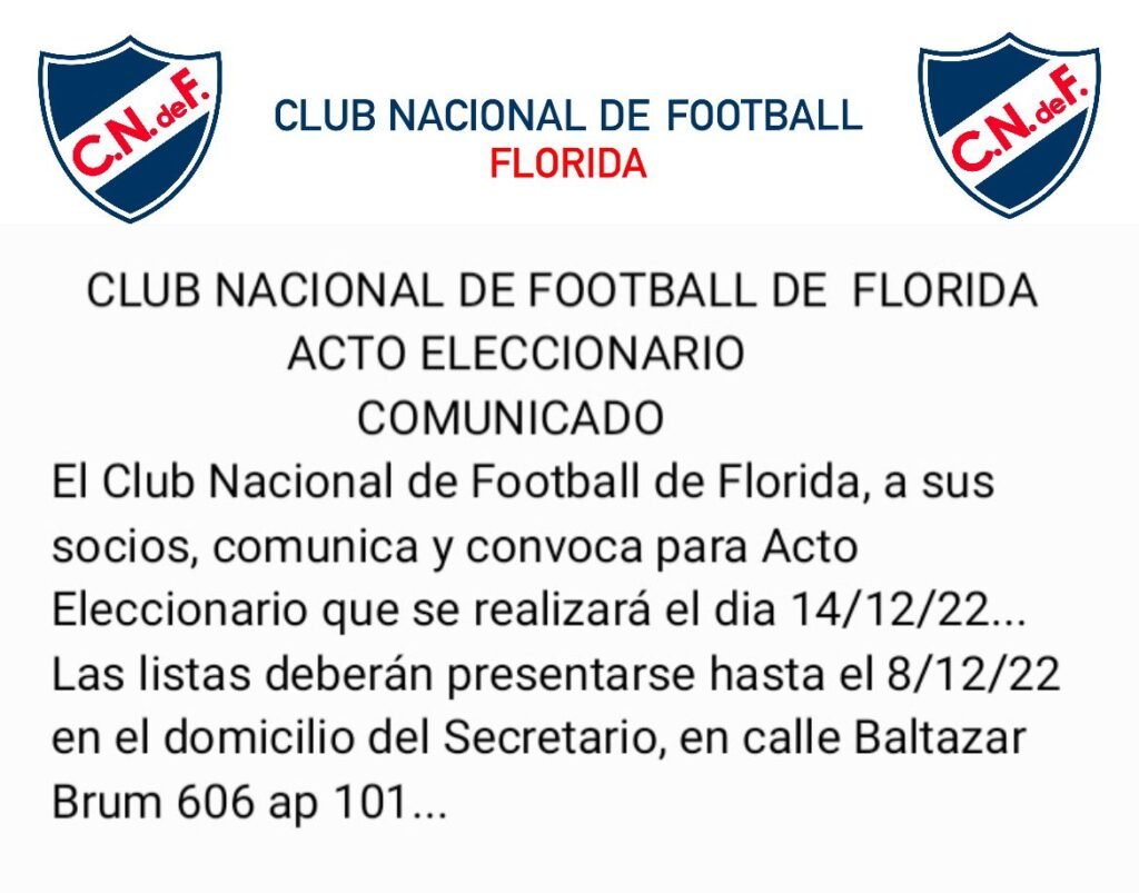 Club Nacional de - Club Nacional de Football Florida