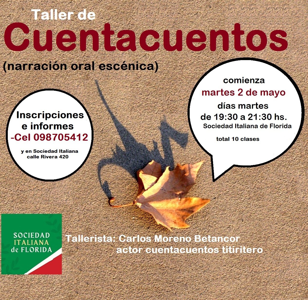 CUENTA- CUENTOS  Tallerets at Home