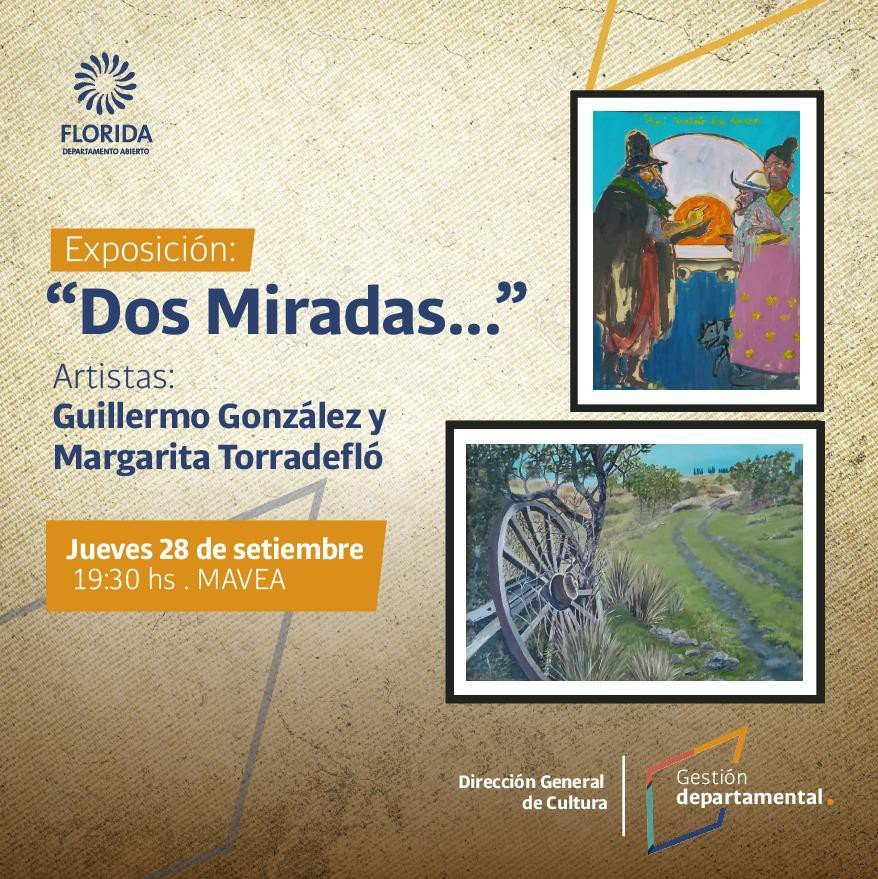 Intendencia de Florida anunció la apertura de la exposición“Dos Miradas…”