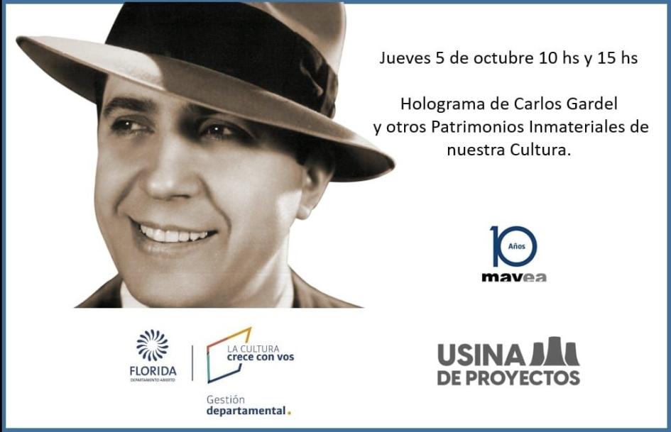 Presentan holograma de Carlos Gardel en el MAVEA: una experiencia cultural única