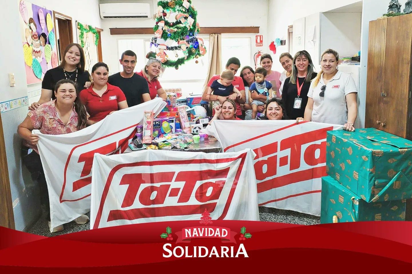 La #NavidadSolidaria de @TaTaUruguay llena de alegría a cinco departamentos
