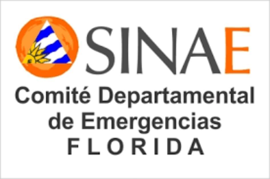 CECOED declara emergencia departamental en Florida debido a intensas precipitaciones
