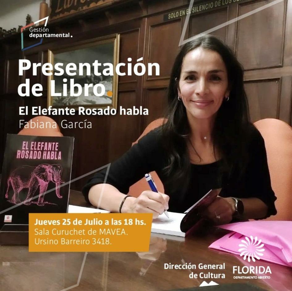 Fabiana García presenta su libro “El Elefante Rosado habla”