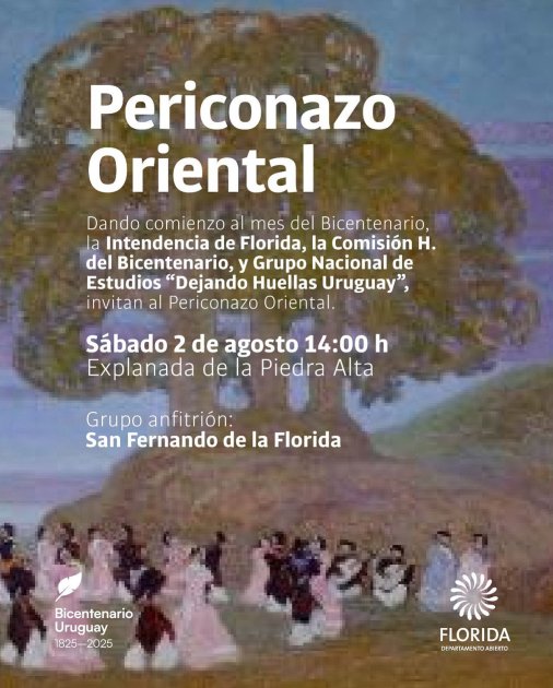 Florida se prepara para el “Periconazo Oriental” en la explanada de la Piedra Alta