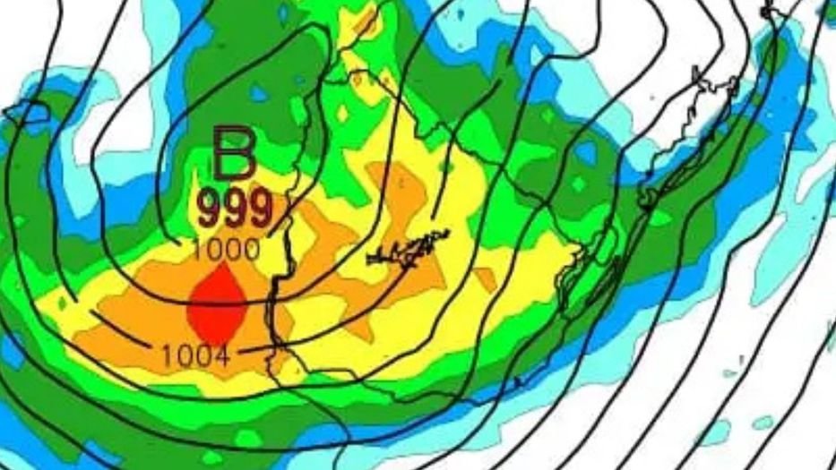 MetSul advierte llegada de DANA con ciclón extratropical a Uruguay entre martes y miércoles