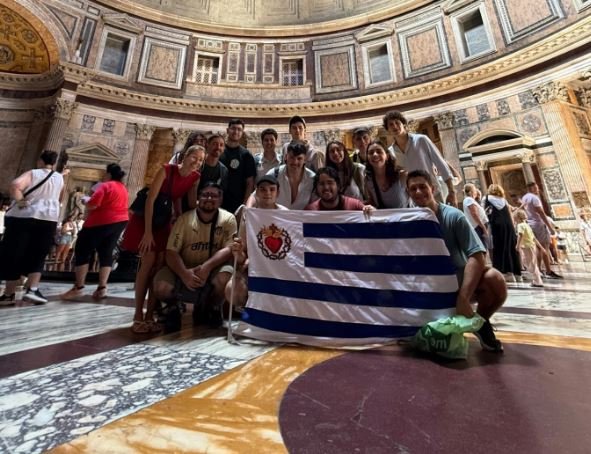 Un floridense en el jubileo de los jóvenes con el Papa León XIV