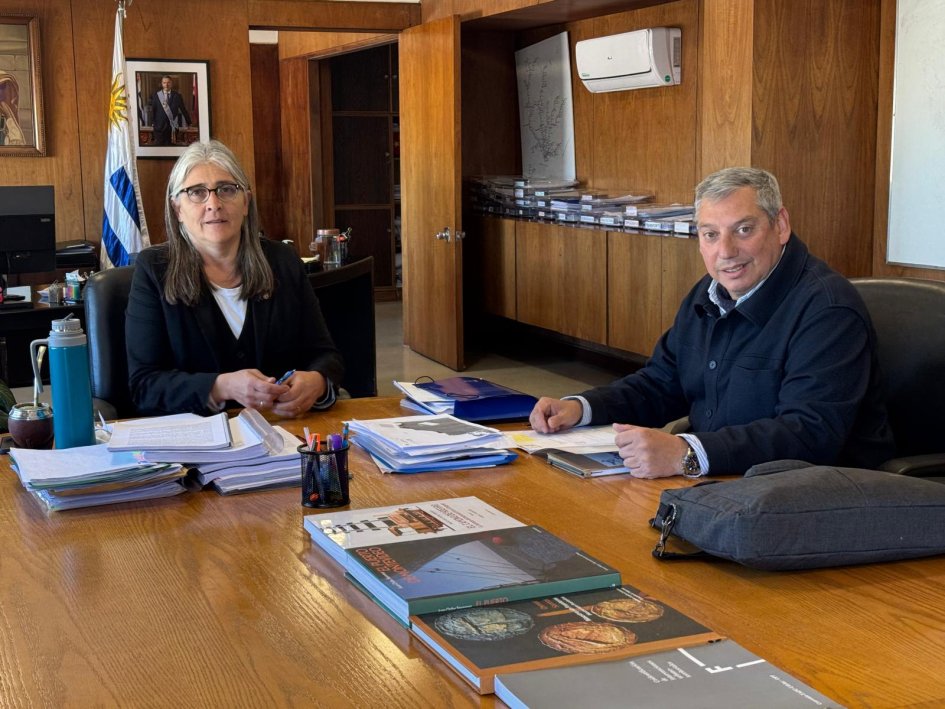 Enciso se reunió con la ministra de Transporte y Obras Públicas