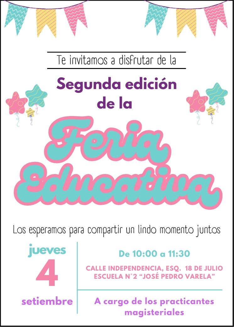 Segunda edición de la Feria Educativa en la Escuela Varela