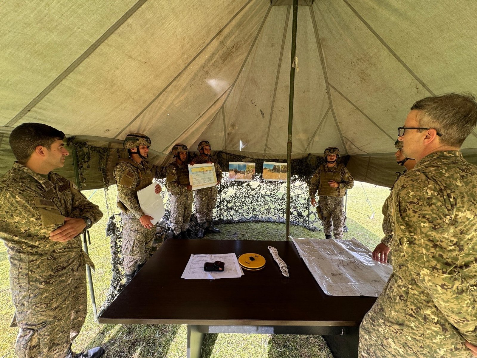 Inspector del Arma de Ingenieros visitó el Batallón Nº 2