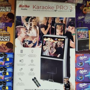 Supermercado San Cono: Sorteo de 2 parlantes karaoke con pantalla