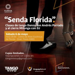 Florida te espera para vivir una jornada a puro tango en el marco del programa “Tango y más”